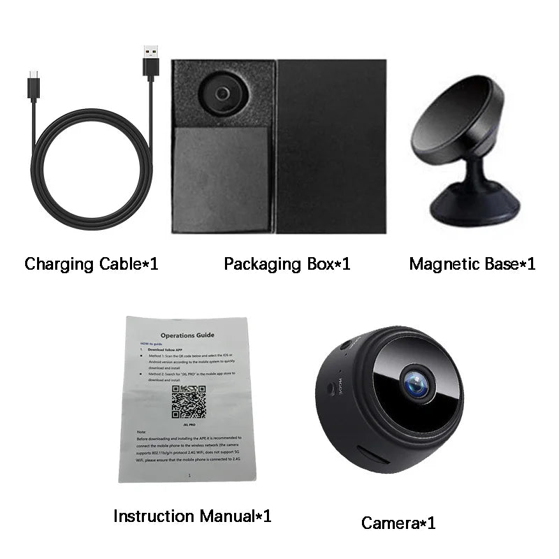 Mini WiFi Security Camera - 1080P HD Indoor Surveillance