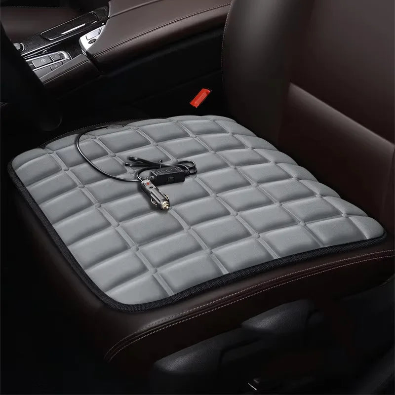 Universal Heated Car Seat Cushion - 12V Winter Warmer