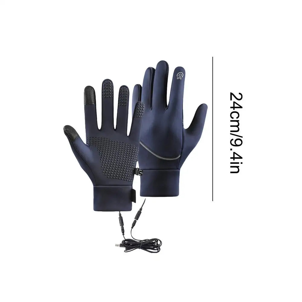 Heated Touchscreen Gloves - Winter Warmers for Men