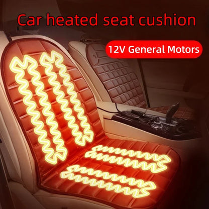 Universal Heated Car Seat Cushion - 12V Winter Warmer