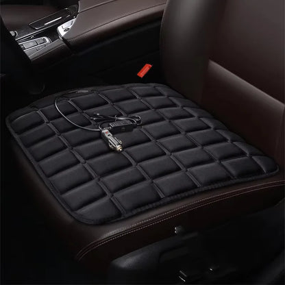 Universal Heated Car Seat Cushion - 12V Winter Warmer