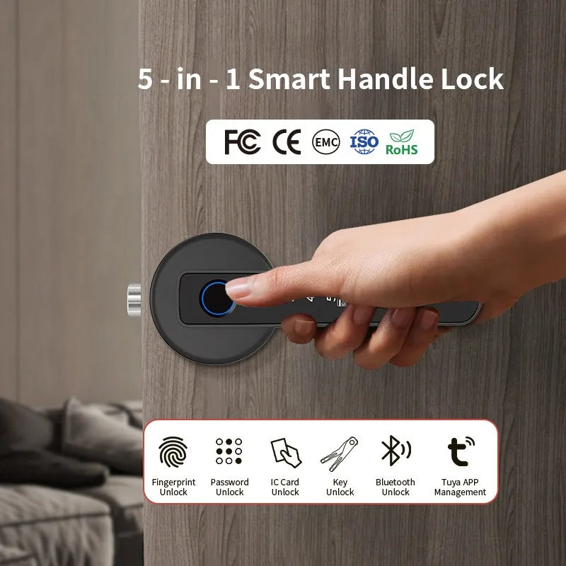Smart Fingerprint Door Lock - Keyless Home Security