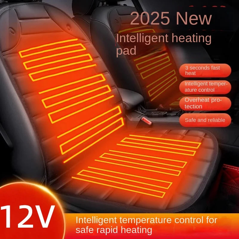 Universal Heated Car Seat Cushion - 12V Winter Warmer