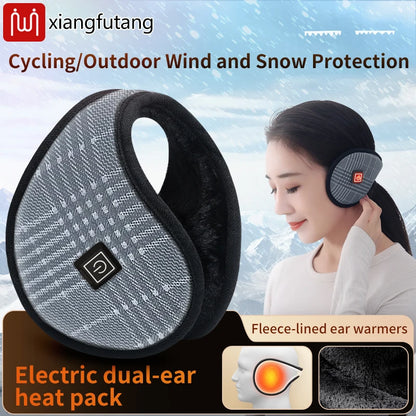 Heated Earmuffs - Windproof Winter Ear Warmers