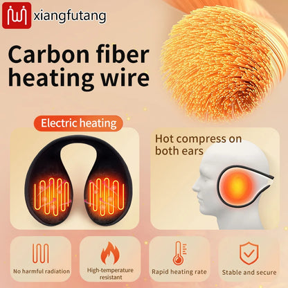 Heated Earmuffs - Windproof Winter Ear Warmers