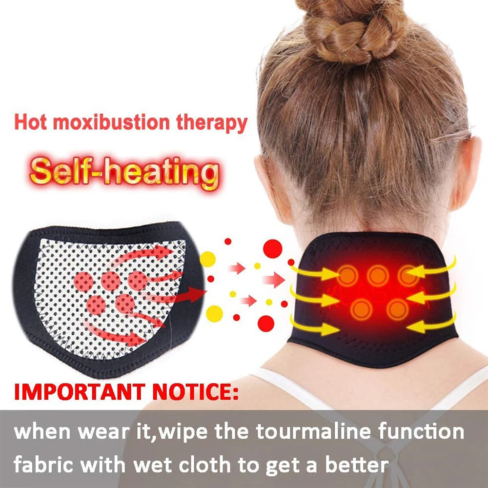 Magnetic Therapy Neck Belt - Self-Heating Pain Relief
