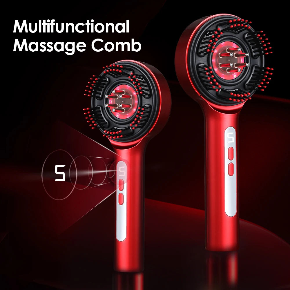 Electric Scalp Massage Comb - Hair Growth & Anti-Loss