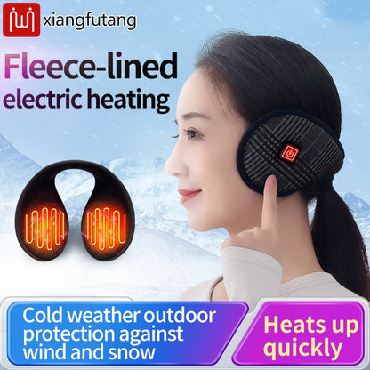 Heated Earmuffs - Windproof Winter Ear Warmers