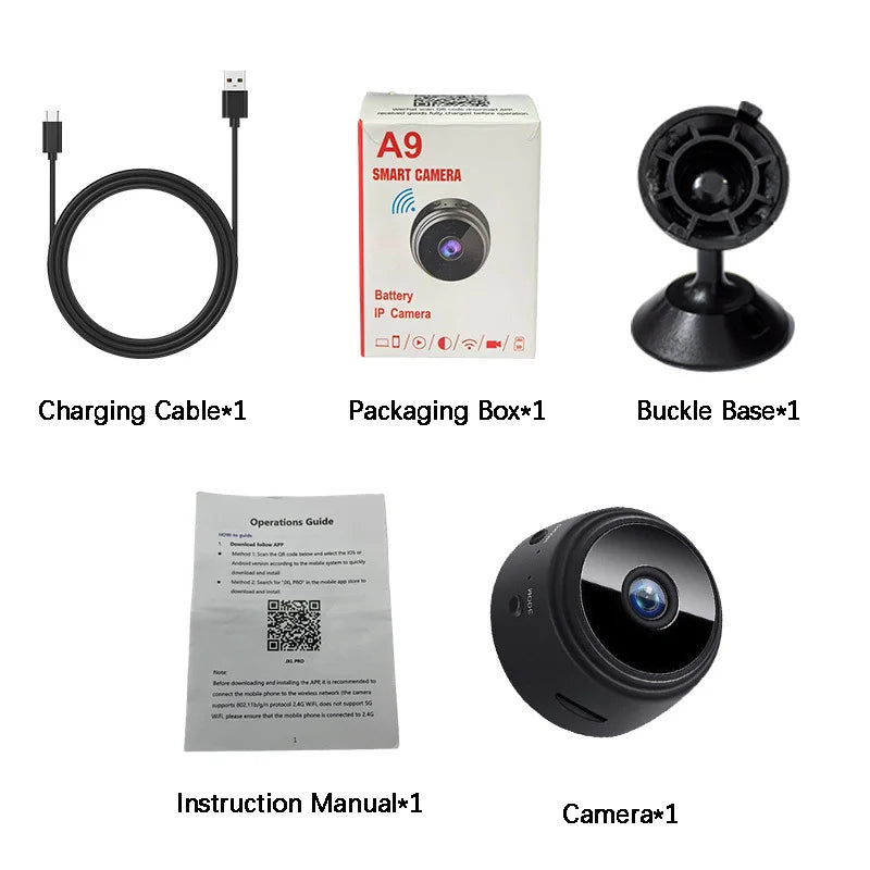 Mini WiFi Security Camera - 1080P HD Indoor Surveillance