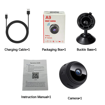 Mini WiFi Security Camera - 1080P HD Indoor Surveillance