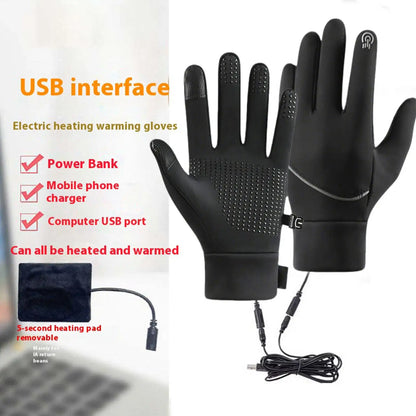 Heated Touchscreen Gloves - Winter Warmers for Men