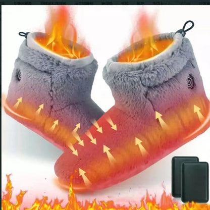 Premium Heated Slippers - USB Rechargeable Winter Boots